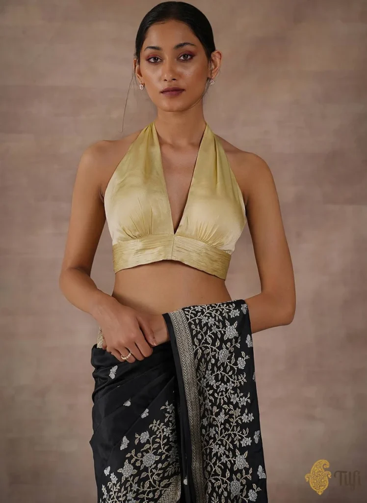 halter blouse designe