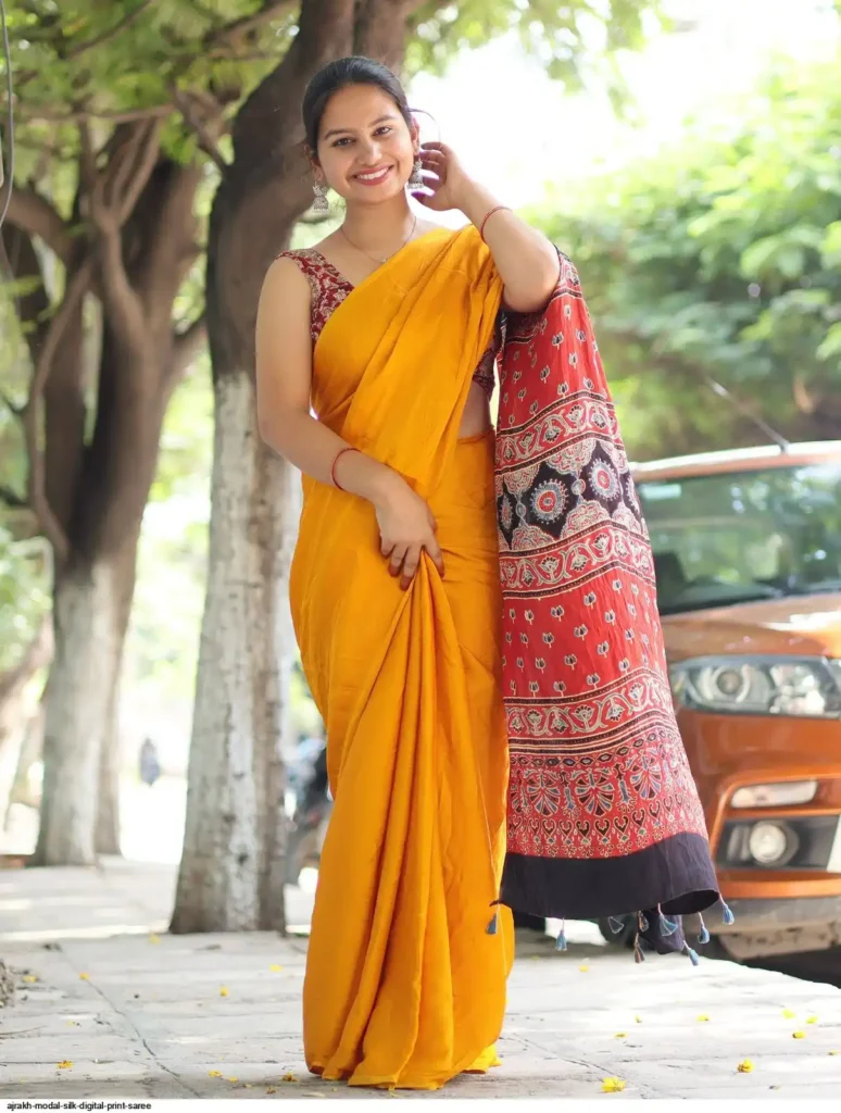 Modal Silk Saree Fabric