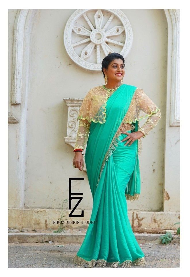 Plus Size Saree Draping