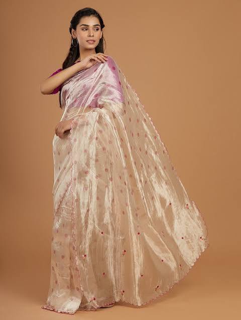 Tissue Saree Fabric