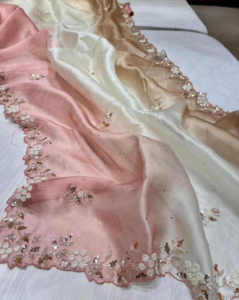 organza saree fabric