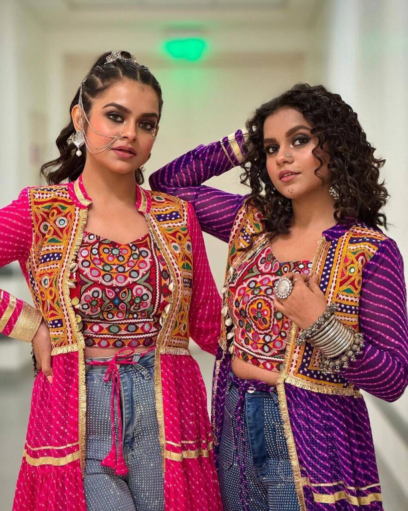  NAVRATRI SPECIAL SHRUG AND BLOUSE
