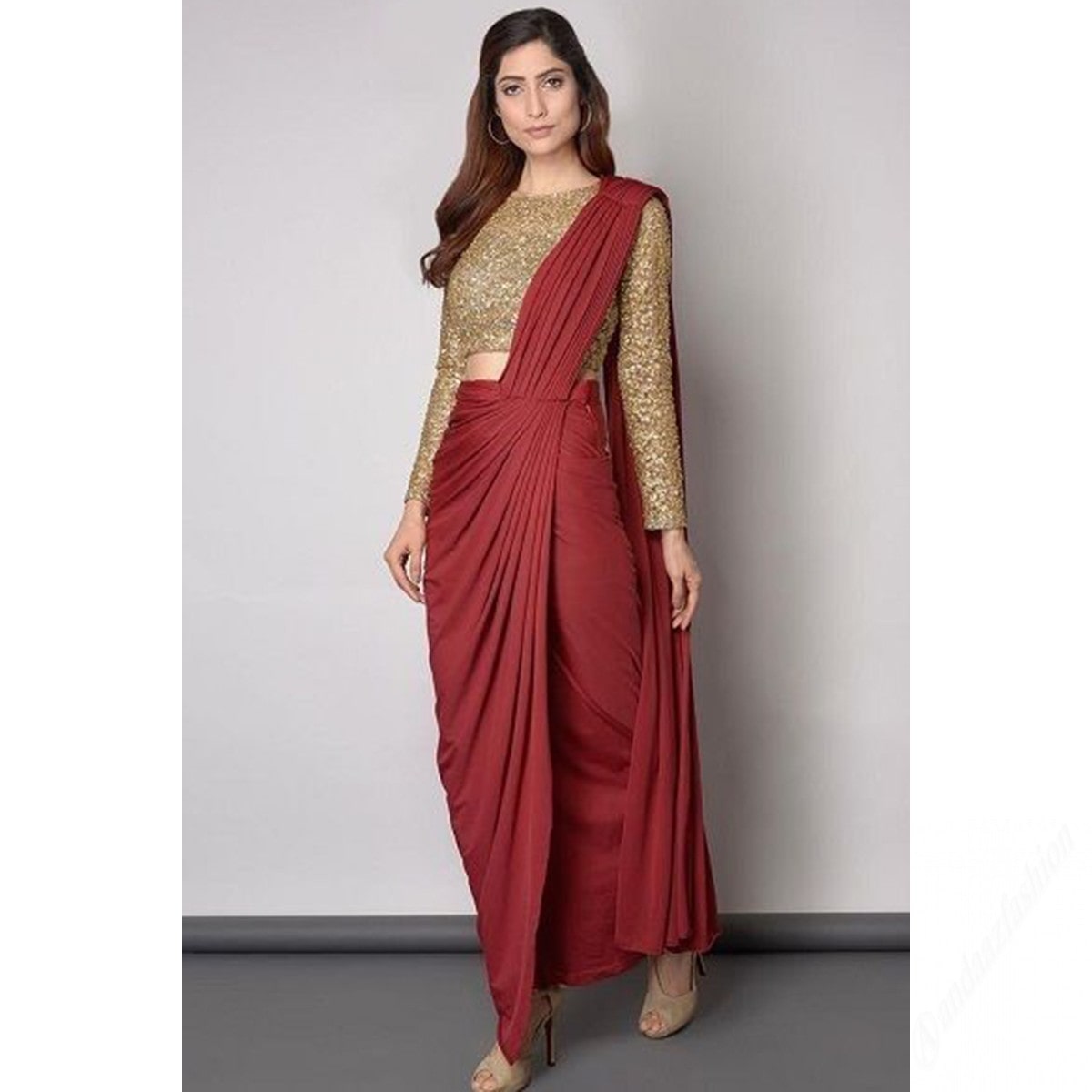 Trendy Saree Draping Style