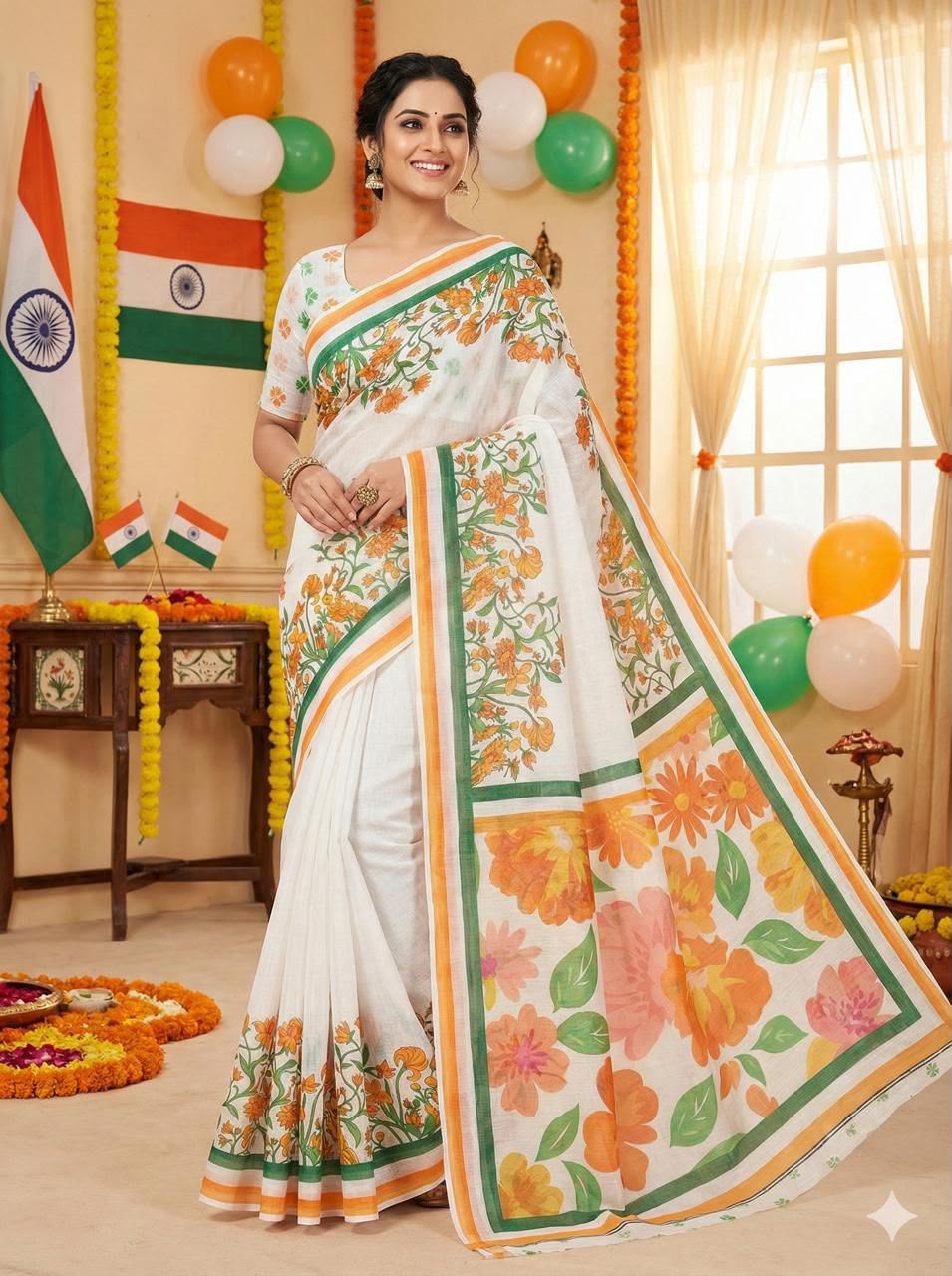 SAREE ON REPUBLIC DAY - Image 3