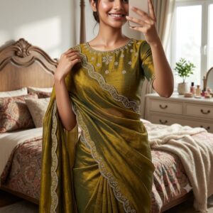 NEW TRENDING SIROSKI WORK SAREE